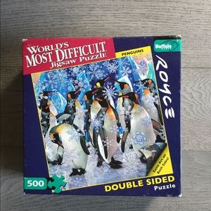 Penguins 529 Pc Double Sided Puzzle
